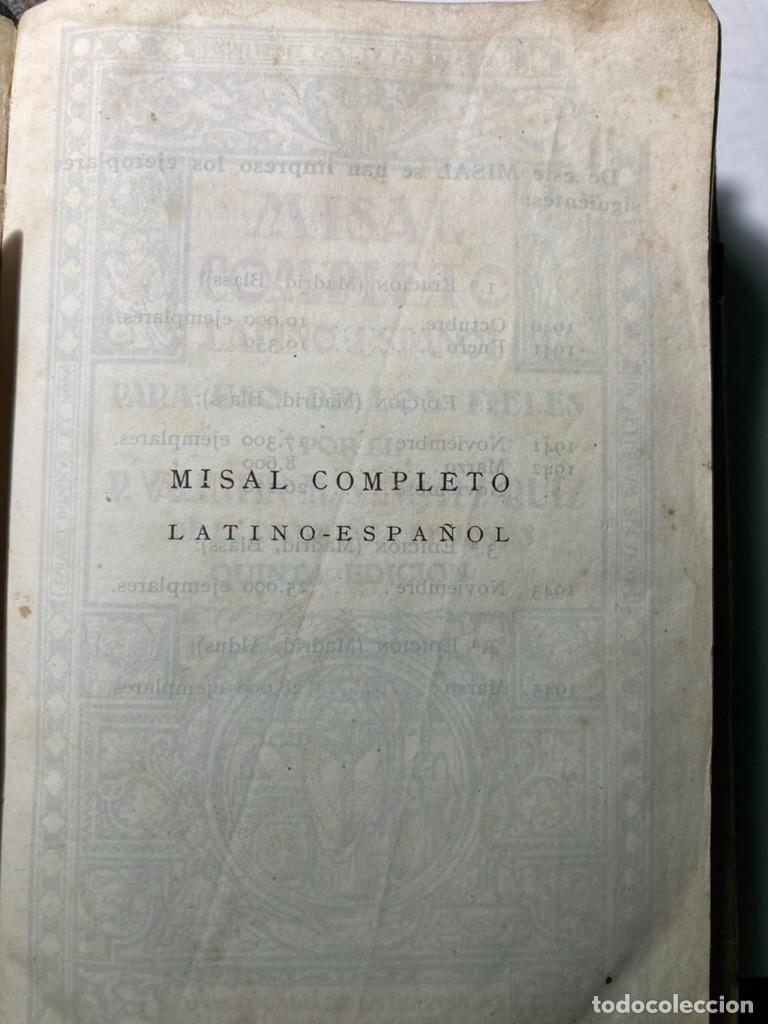 Libros de segunda mano: Libro-Misal completo - Foto 3
