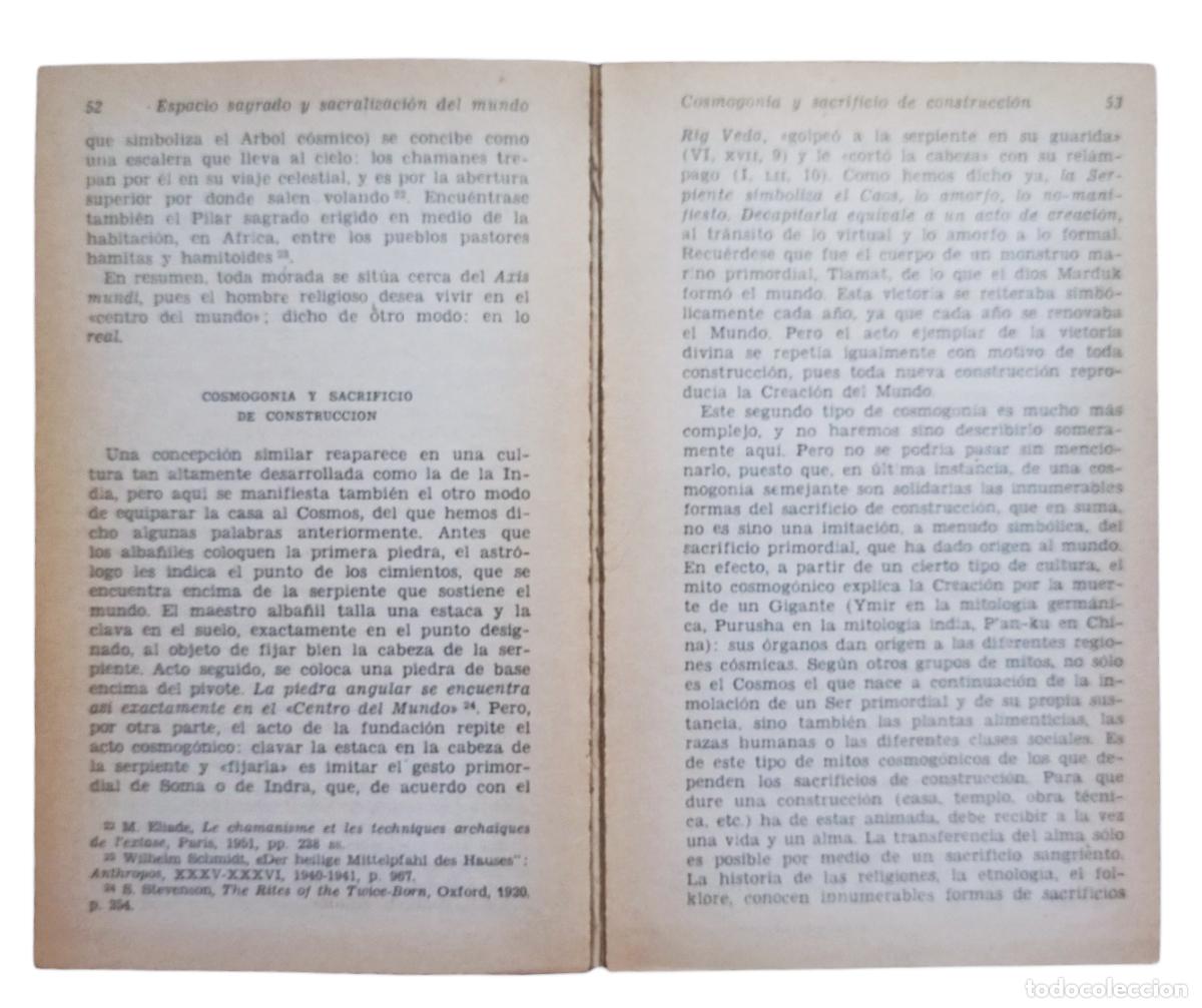 Libros de segunda mano: LO SAGRADO Y LO PROFANO / MIRCEA ELIADE. - Foto 6