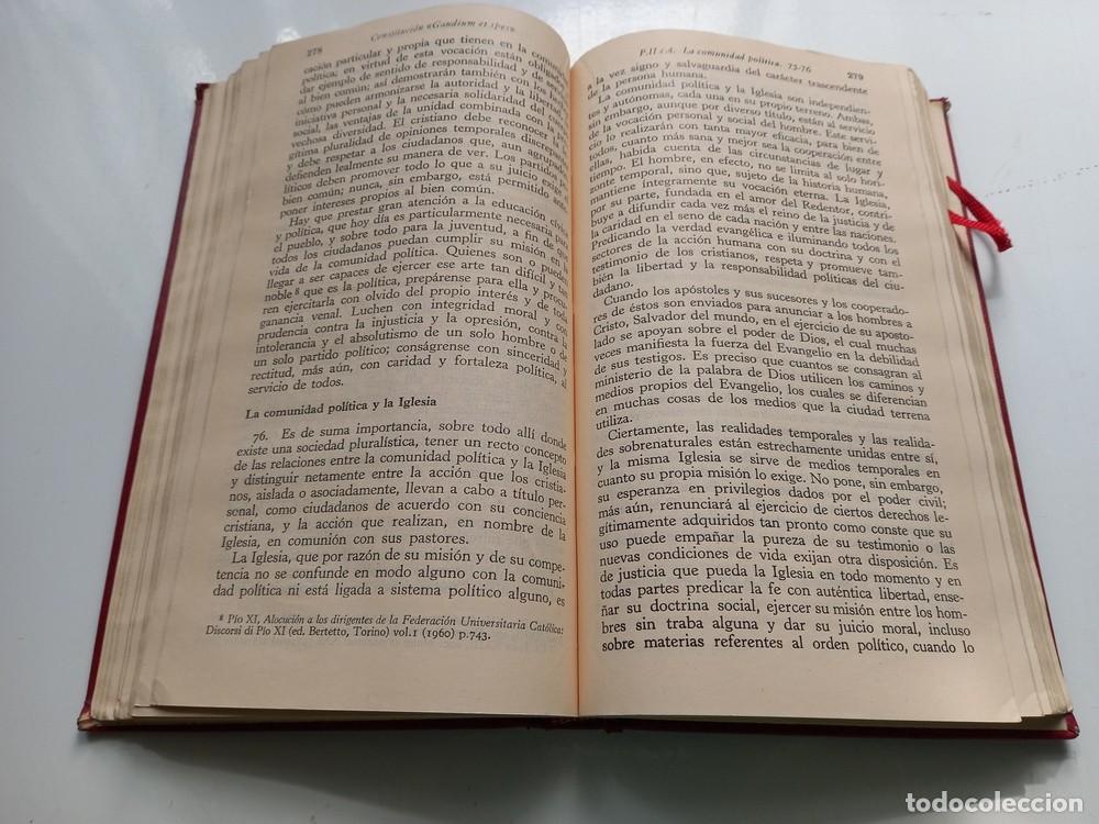 Libros de segunda mano: Documentos del Vaticano II. (Constituciones, Decretos, Declaraciones) 1968. - Foto 5