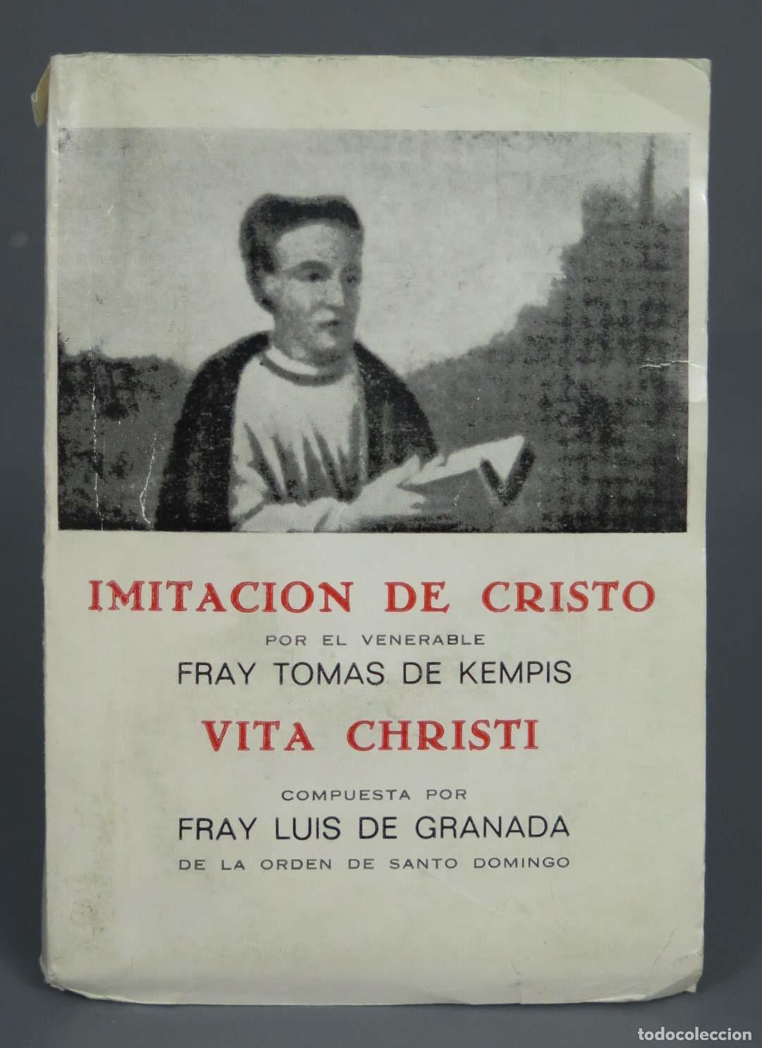 Second hand books: IMITACION DE CRISTO POR EL VENERABLE FRAY TOMAS DE KEMPIS VITA CHRISTI FR GRANADA