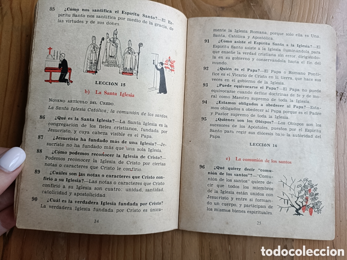 Libros de segunda mano: Catecismo Segundo Grado 1965 - Foto 4