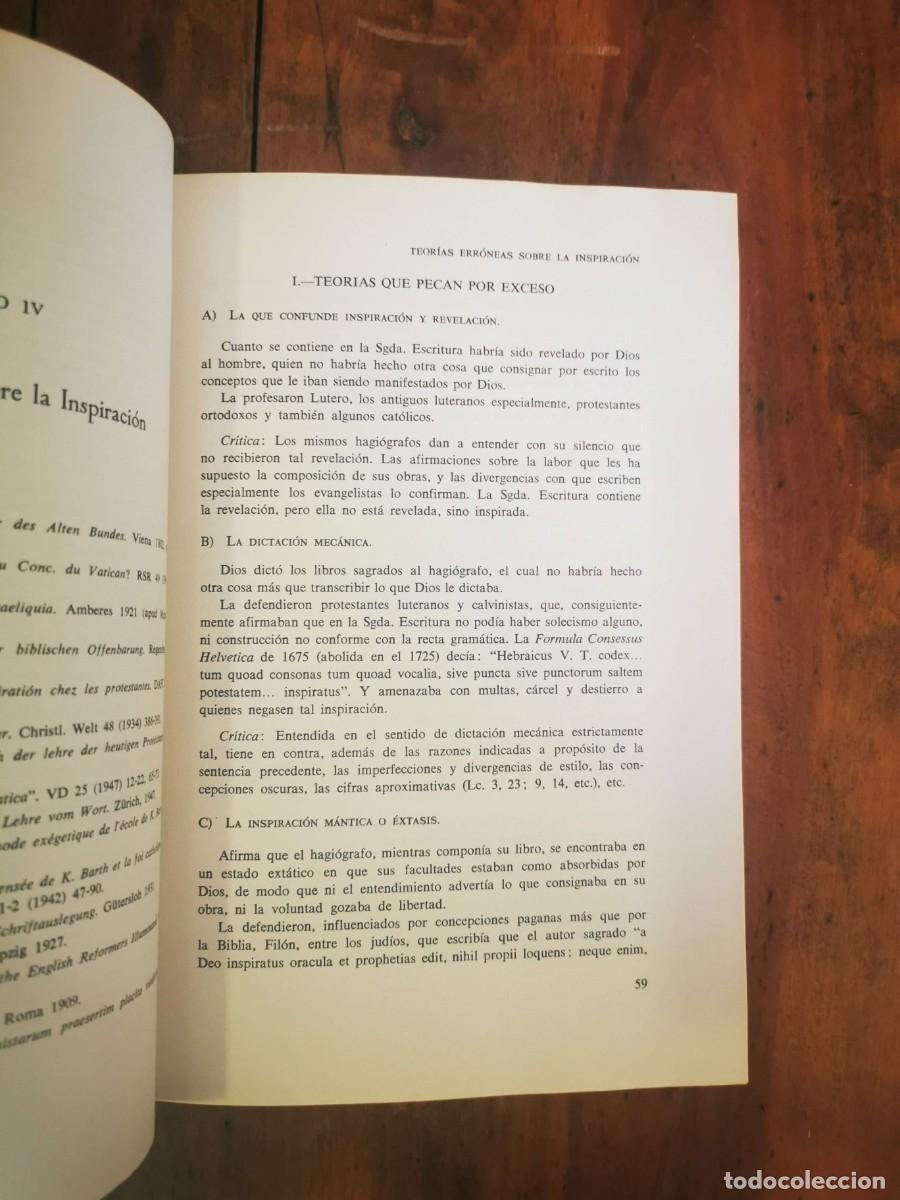 Libros de segunda mano: INTRODUCCI&Oacute;N general a la Sagrada Escritura - Foto 4