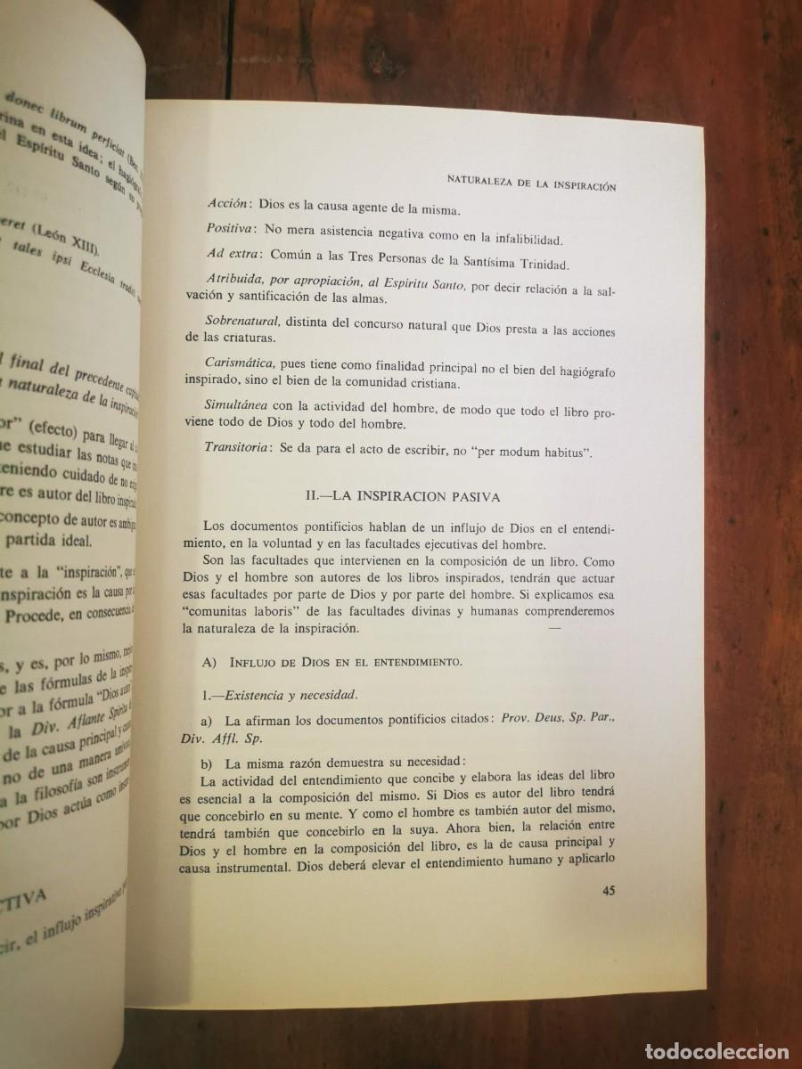 Libros de segunda mano: INTRODUCCI&Oacute;N general a la Sagrada Escritura - Foto 5