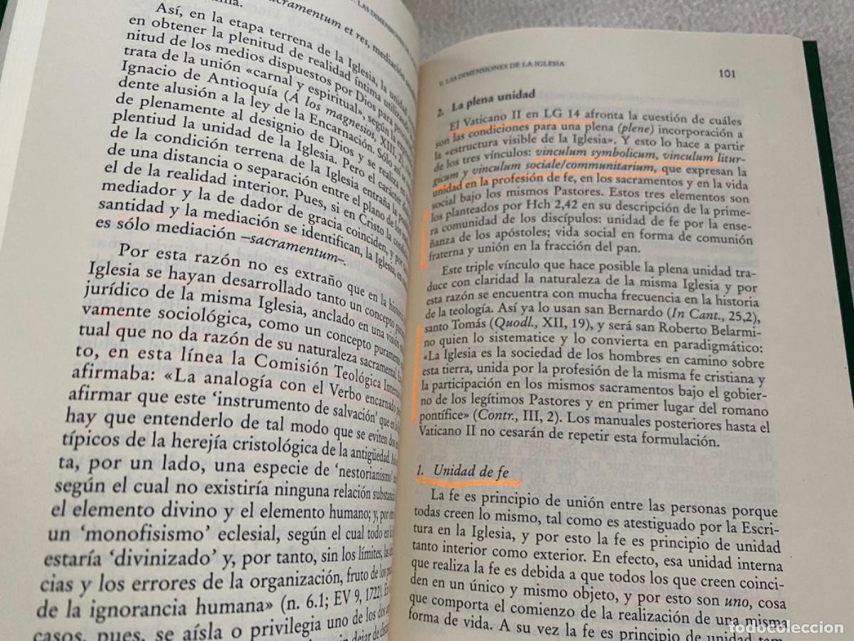 Libros de segunda mano: INTRODUCCI&Oacute;N A LA ECLESIOLOG&Iacute;A - SALVADOR PI&Eacute;-NINOT - Foto 5