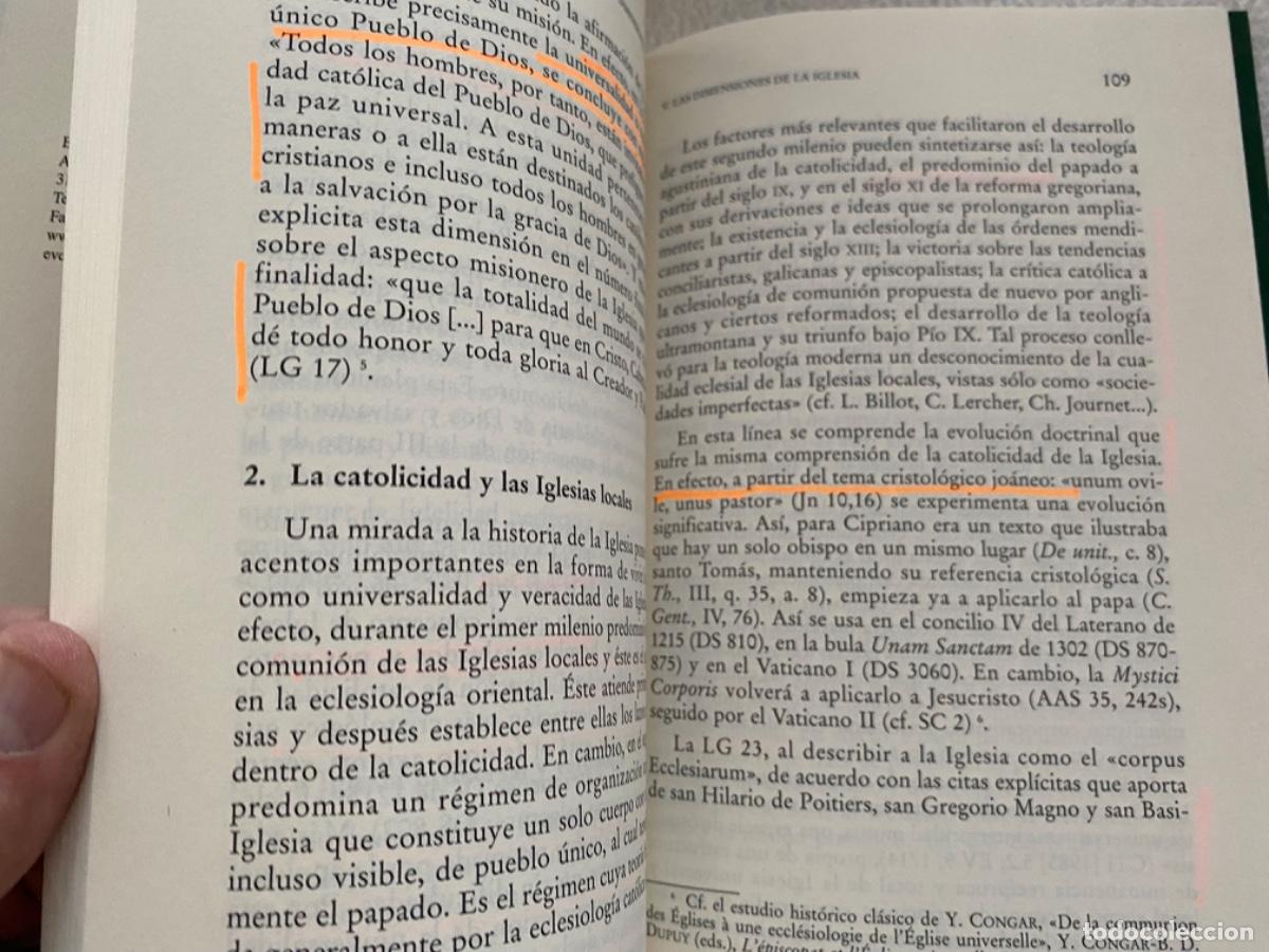 Libros de segunda mano: INTRODUCCI&Oacute;N A LA ECLESIOLOG&Iacute;A - SALVADOR PI&Eacute;-NINOT - Foto 6