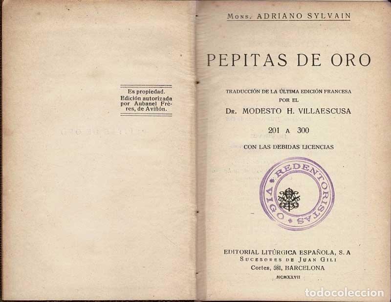 Libros de segunda mano: Pepitas de Oro III - Adriano Sylvain - Foto 3