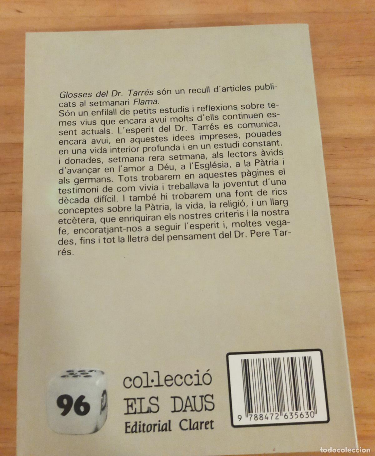 Libros de segunda mano: GLOSSES DEL DR. TARRES- CATALA - Foto 2