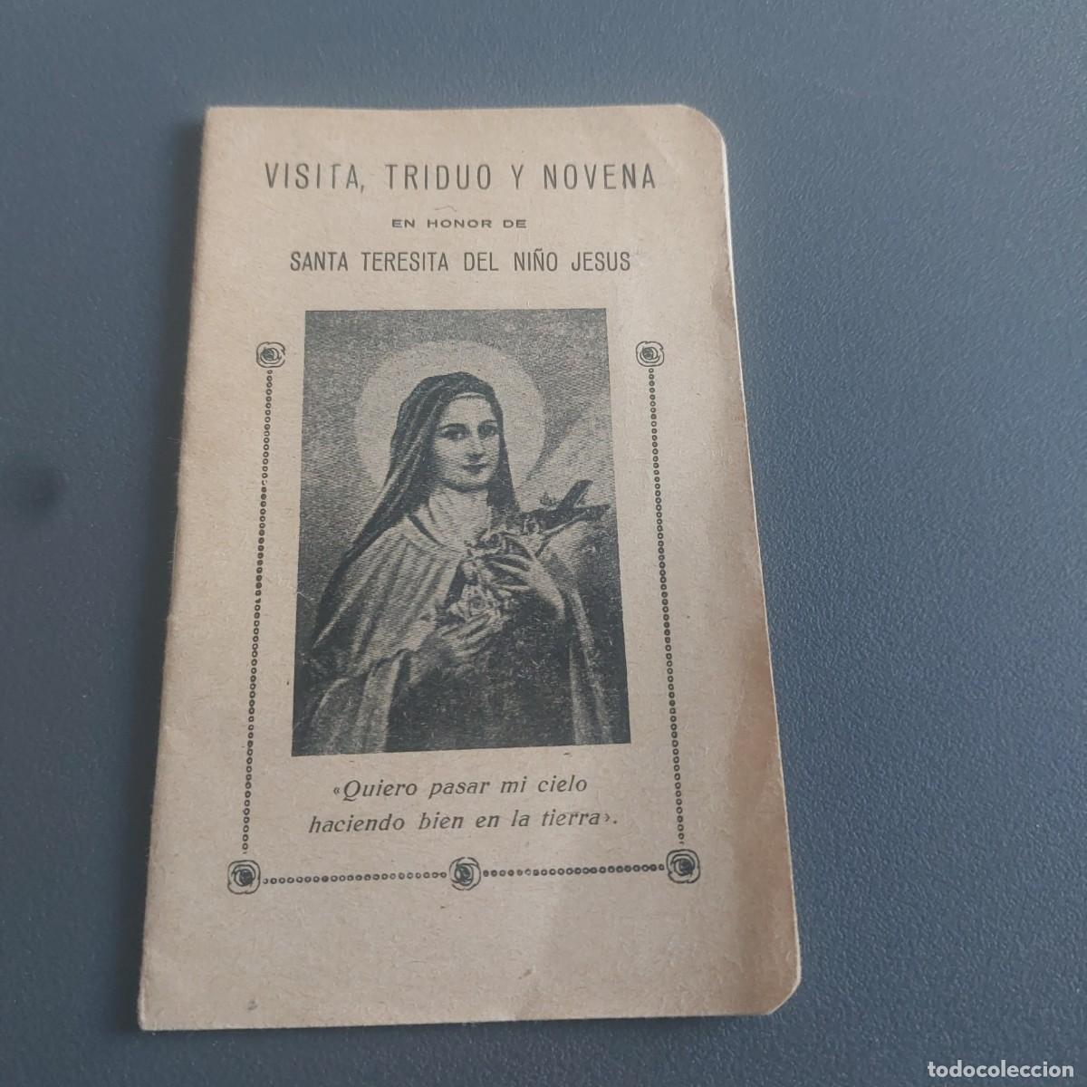 Gebrauchte B&uuml;cher: Visita triduo y novena - Santa Teresita del ni&ntilde;o Jes&uacute;s - Bruno de San Jos&eacute; - 1940