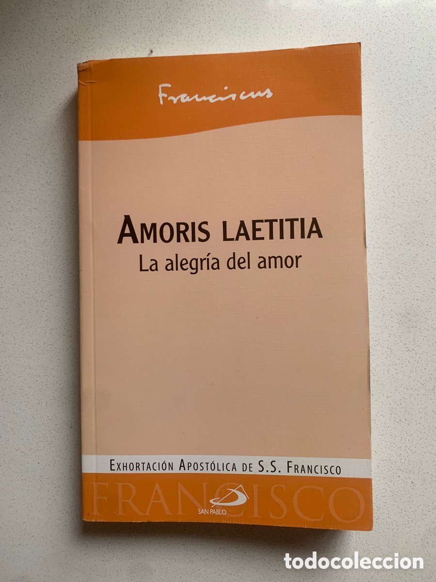 Libros de segunda mano: Libro &ldquo;Alegor&iacute;a del Amor&rdquo; Amoris Laetitiae. Papa Francisco - Foto 1