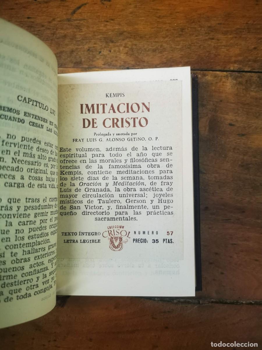 Libros de segunda mano: IMITACI&Oacute;N DE CRISTO (Crisol ; 57) - Foto 2