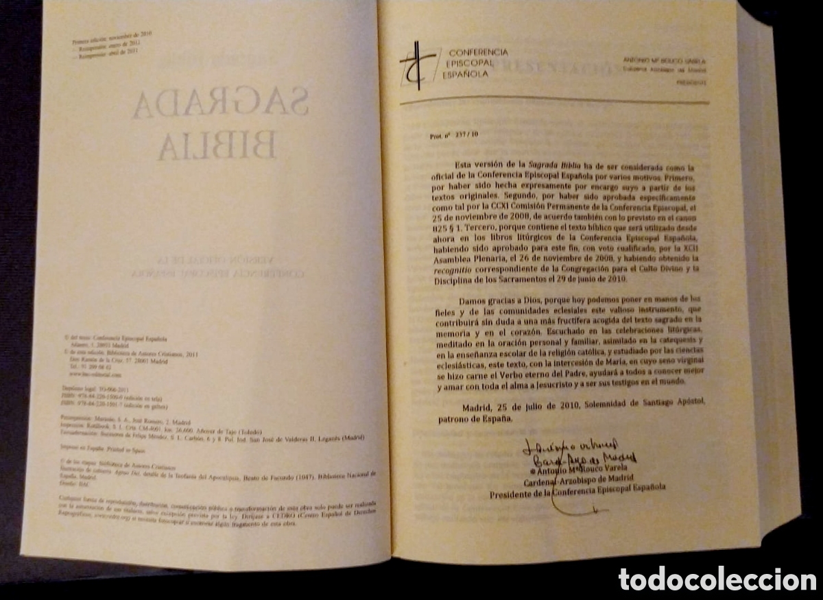 Libros de segunda mano: SAGRADA BIBLIA VERSI&Oacute;N C.E.E - Foto 2