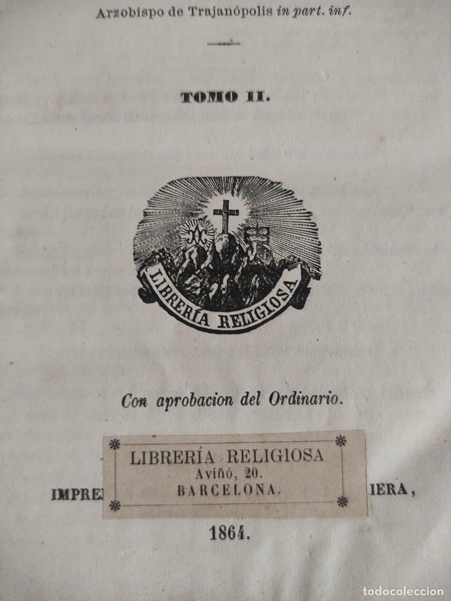 Libros de segunda mano: SERMONES DE MISION. TOMO II. 1864 - Foto 8