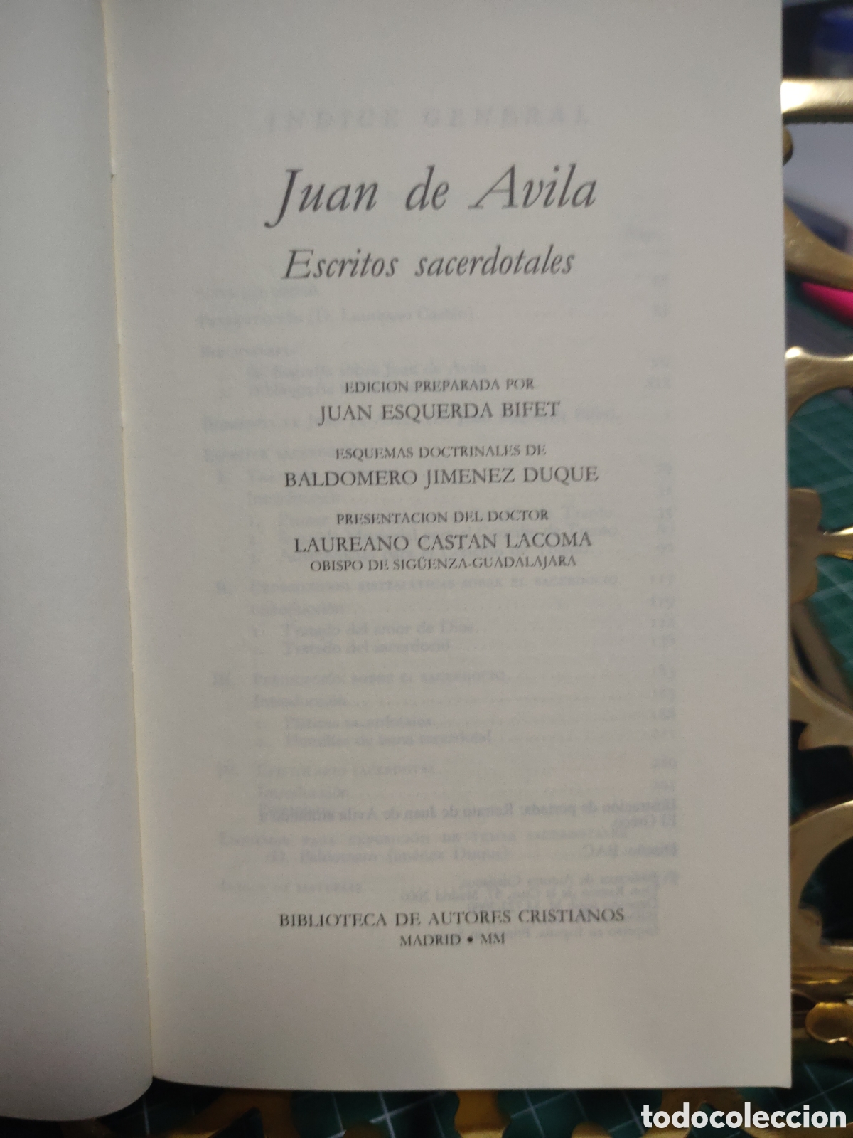 Libros de segunda mano: Juan de &Aacute;vila. Escritos Sacerdotales - Foto 2