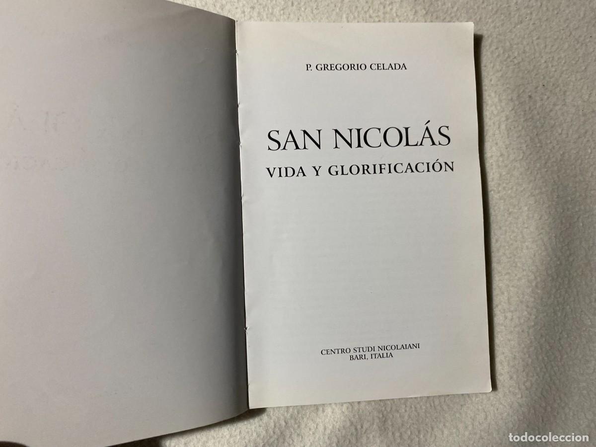 Libros de segunda mano: SAN NICOL&Aacute;S VIDA Y GLORIFICACI&Oacute;N - GREGORIO CELADA - Foto 3