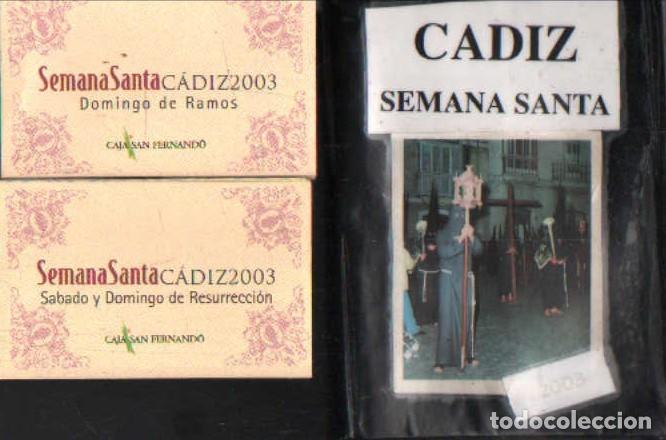 Libros de segunda mano: ITINERARIO SEMANA SANTA DE C&Aacute;DIZ 2003. A-SESANTA-3583