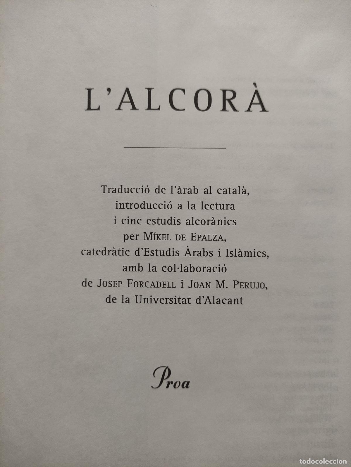 Libros de segunda mano: L&acute;ALCORA - Editorial Proa - Foto 3