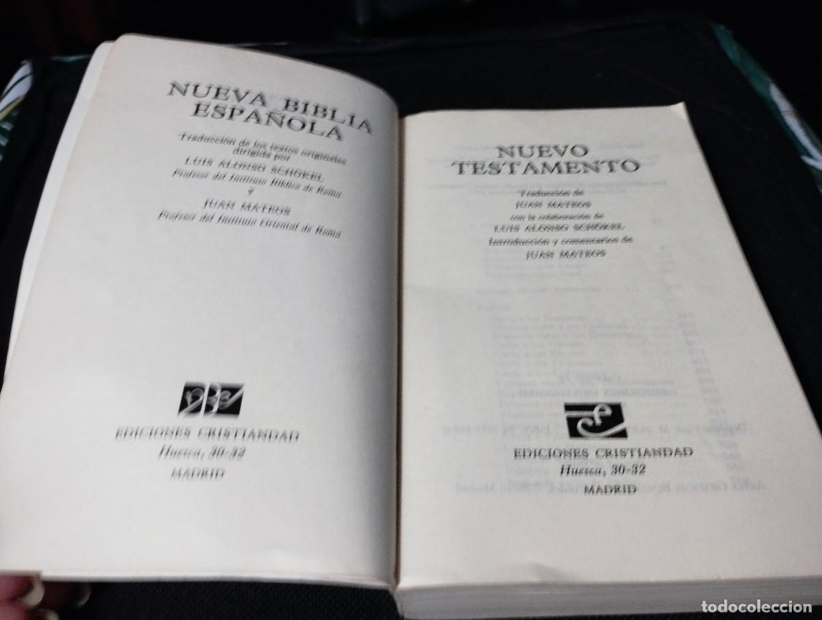 Libros de segunda mano: Libro Nuevo Testamento ediciones cristianas 1991 - Foto 2