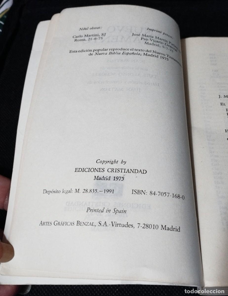 Libros de segunda mano: Libro Nuevo Testamento ediciones cristianas 1991 - Foto 3