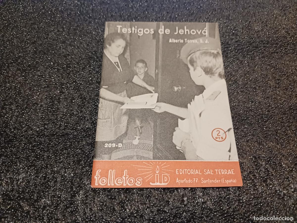 Libros de segunda mano: folleto cuadernillo, testigo de jehova