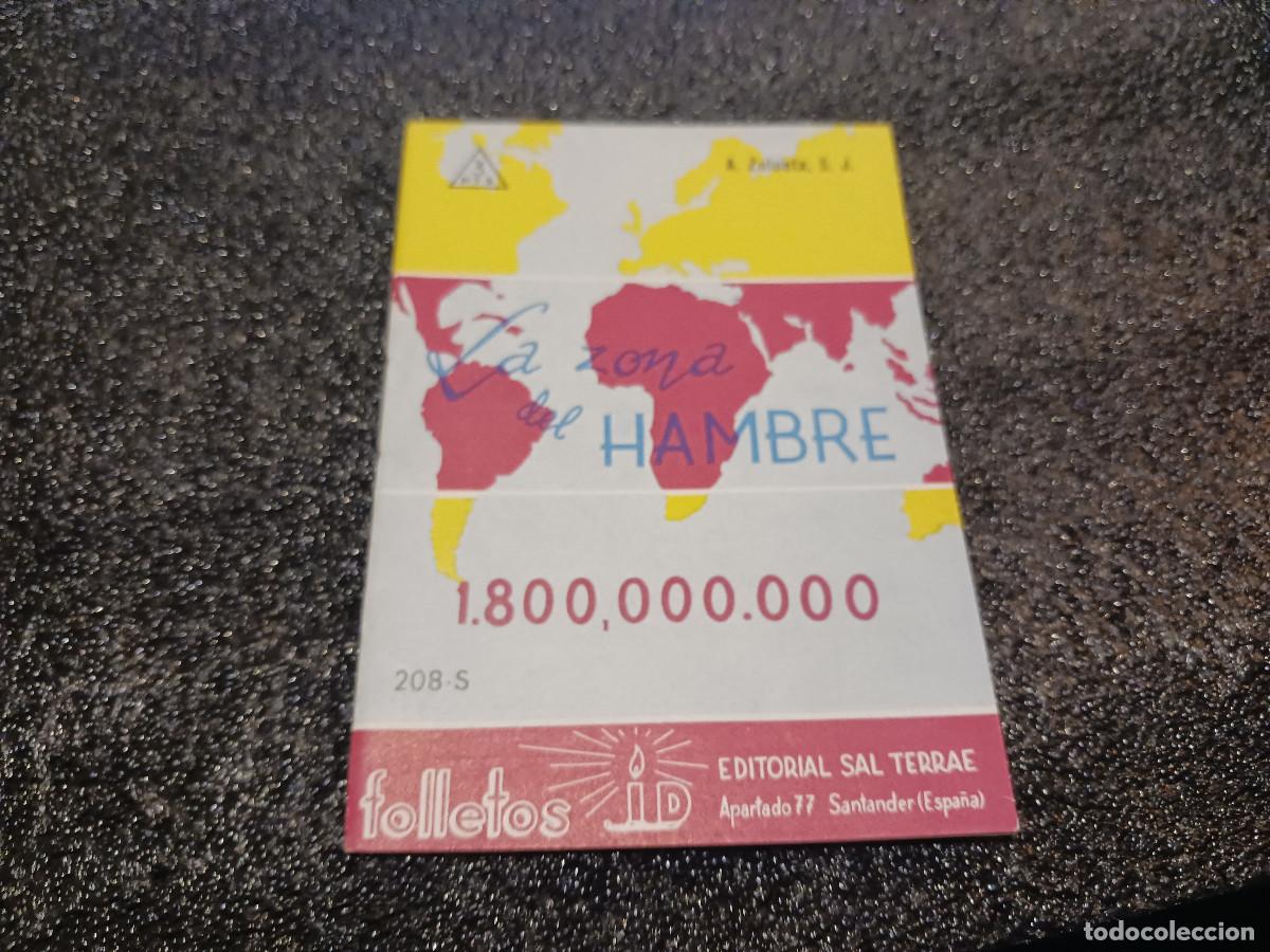 Libros de segunda mano: folleto cuadernillo, la zona del hambre