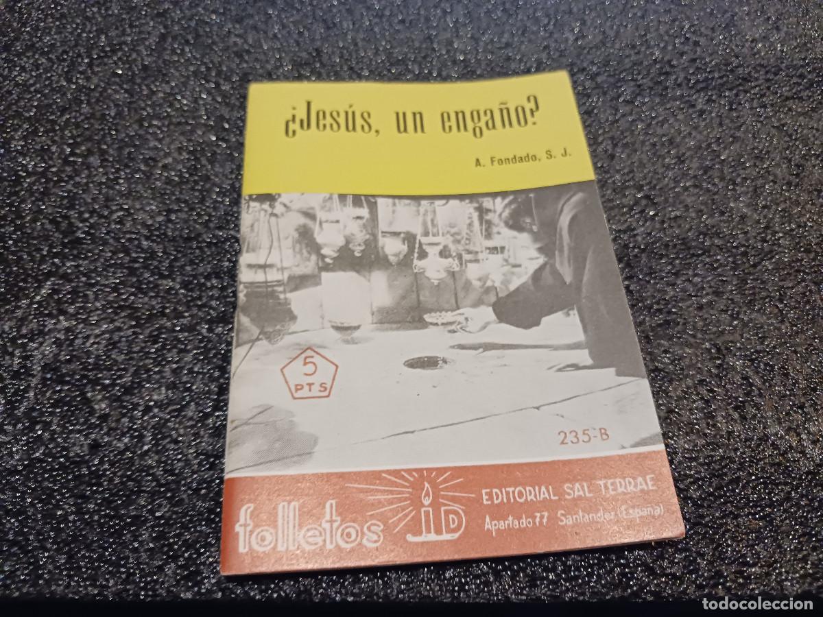 Libros de segunda mano: folleto cuadernillo, &iquest;jesus un enga&ntilde;o?