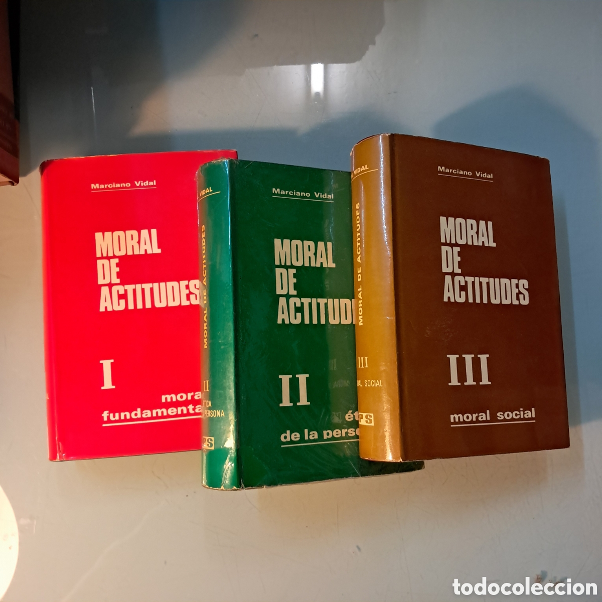 Libros de segunda mano: Marciano Vidal, Moral de actitudes, 3 tomos - Foto 1