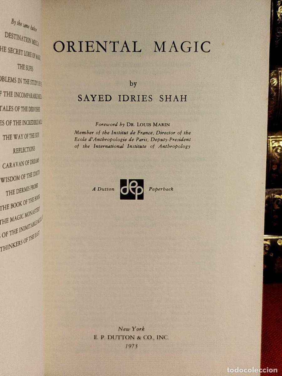 Libros de segunda mano: 1973. Oriental magic. Idries Shah. - Foto 2