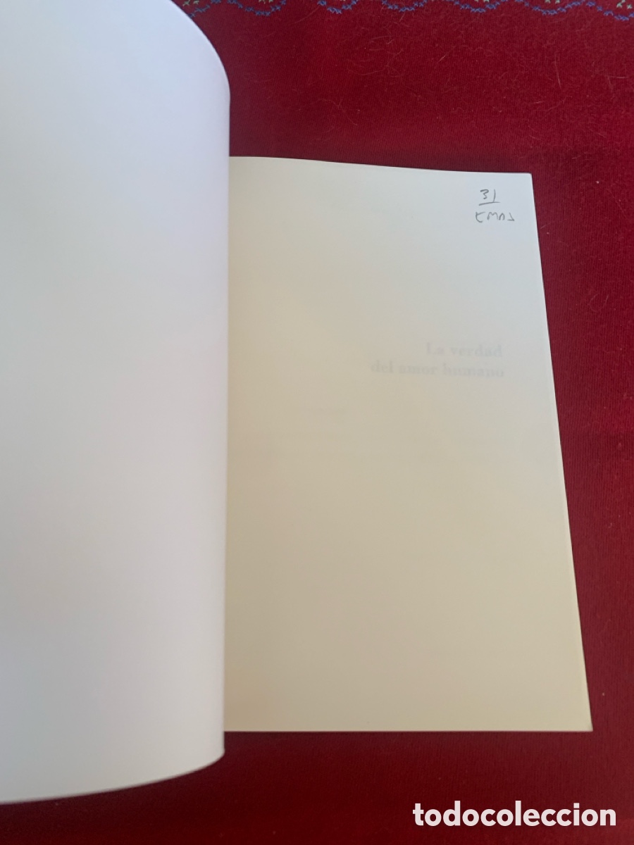 Libros de segunda mano: La verdad del amor humano. - Foto 3