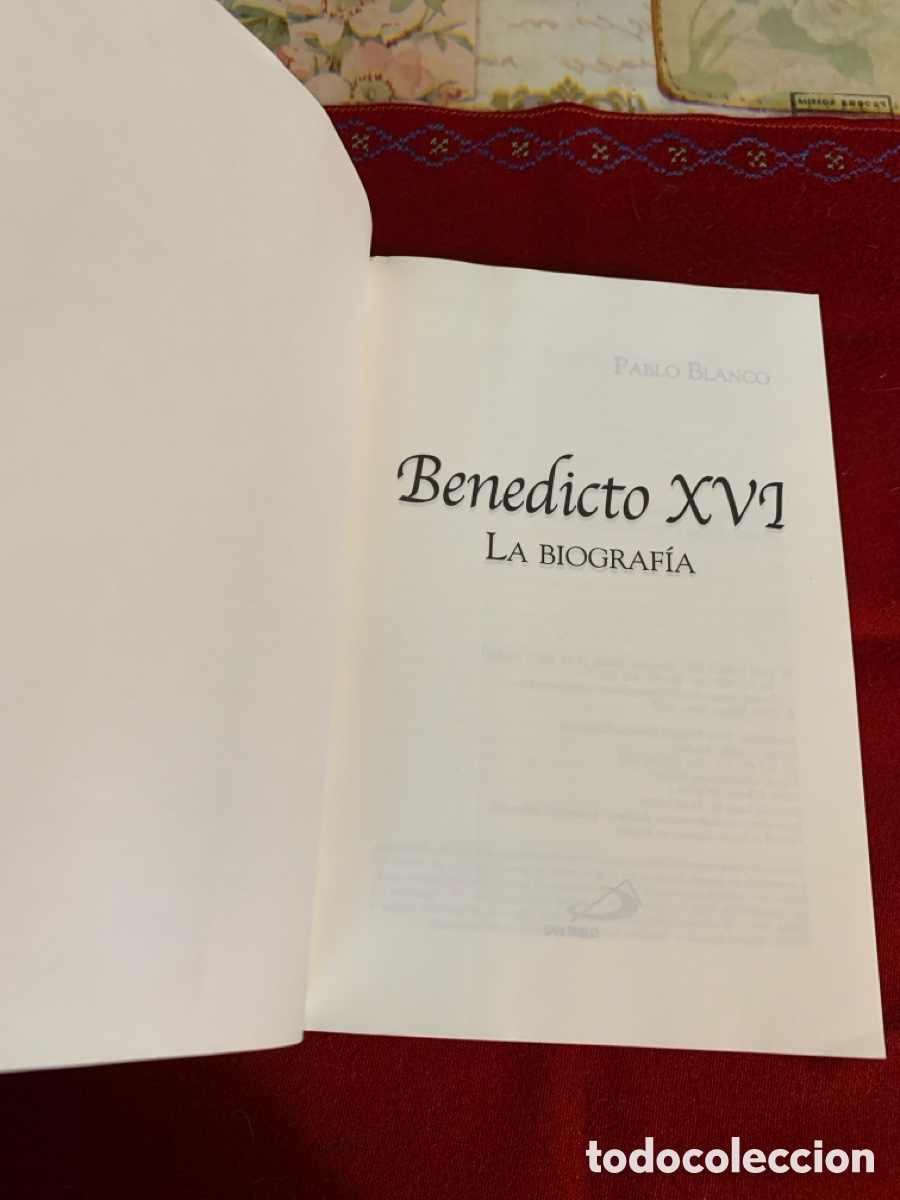 Libros de segunda mano: Benedicto XVI. La biograf&iacute;a. Pablo Blanco. - Foto 5