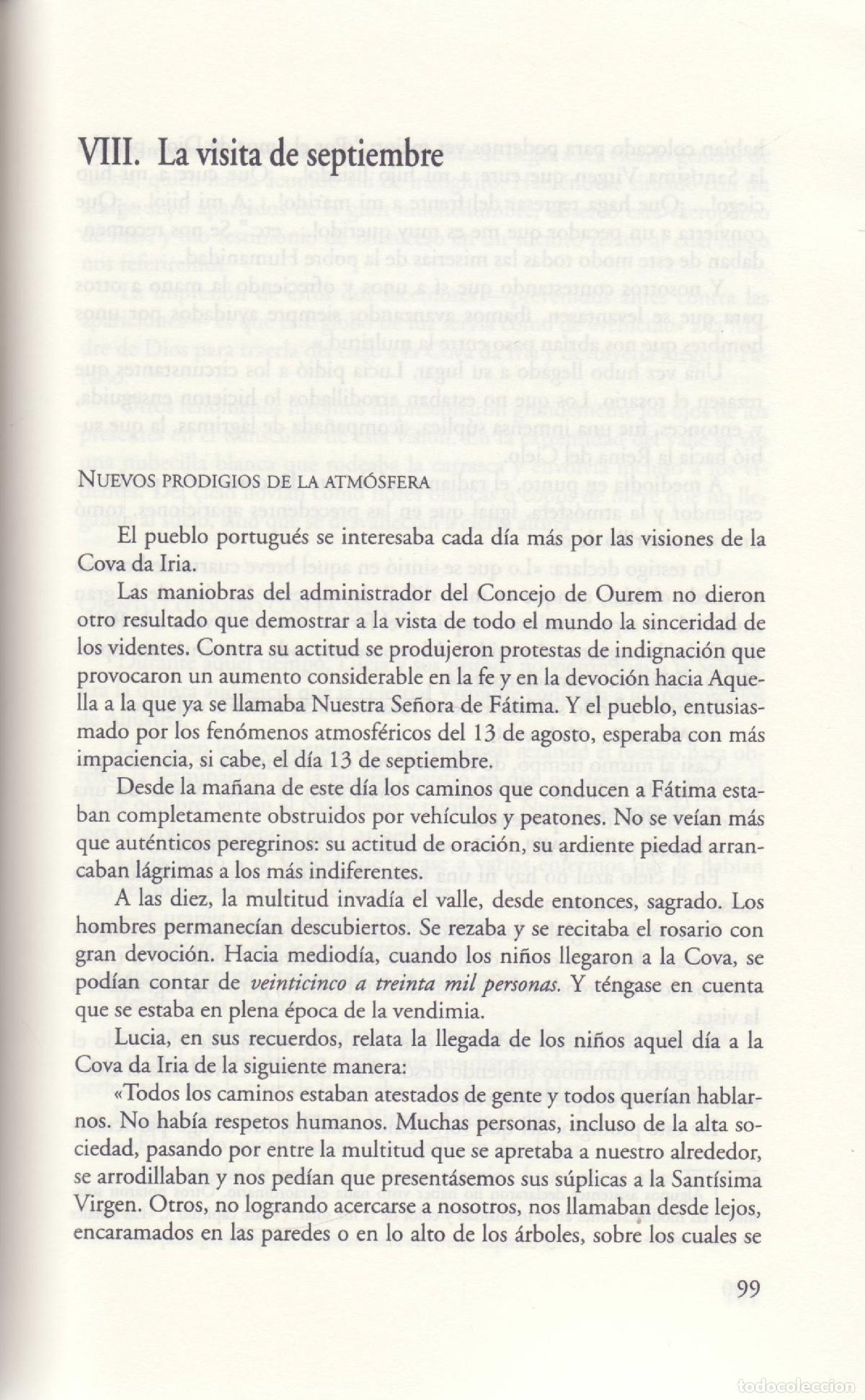 Libros de segunda mano: La virgen de Fatima - Barthas, C. - Foto 3