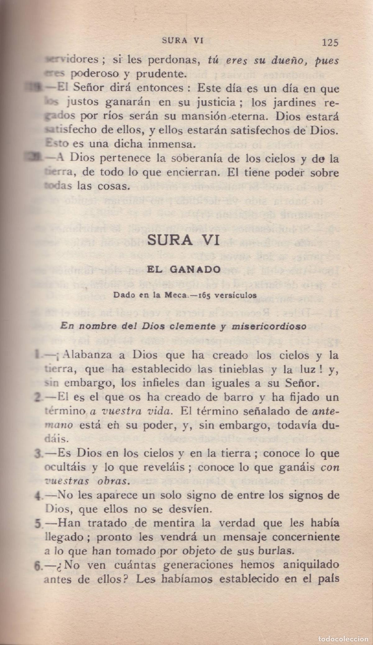 Libros de segunda mano: El Coran - Mahoma - Foto 3
