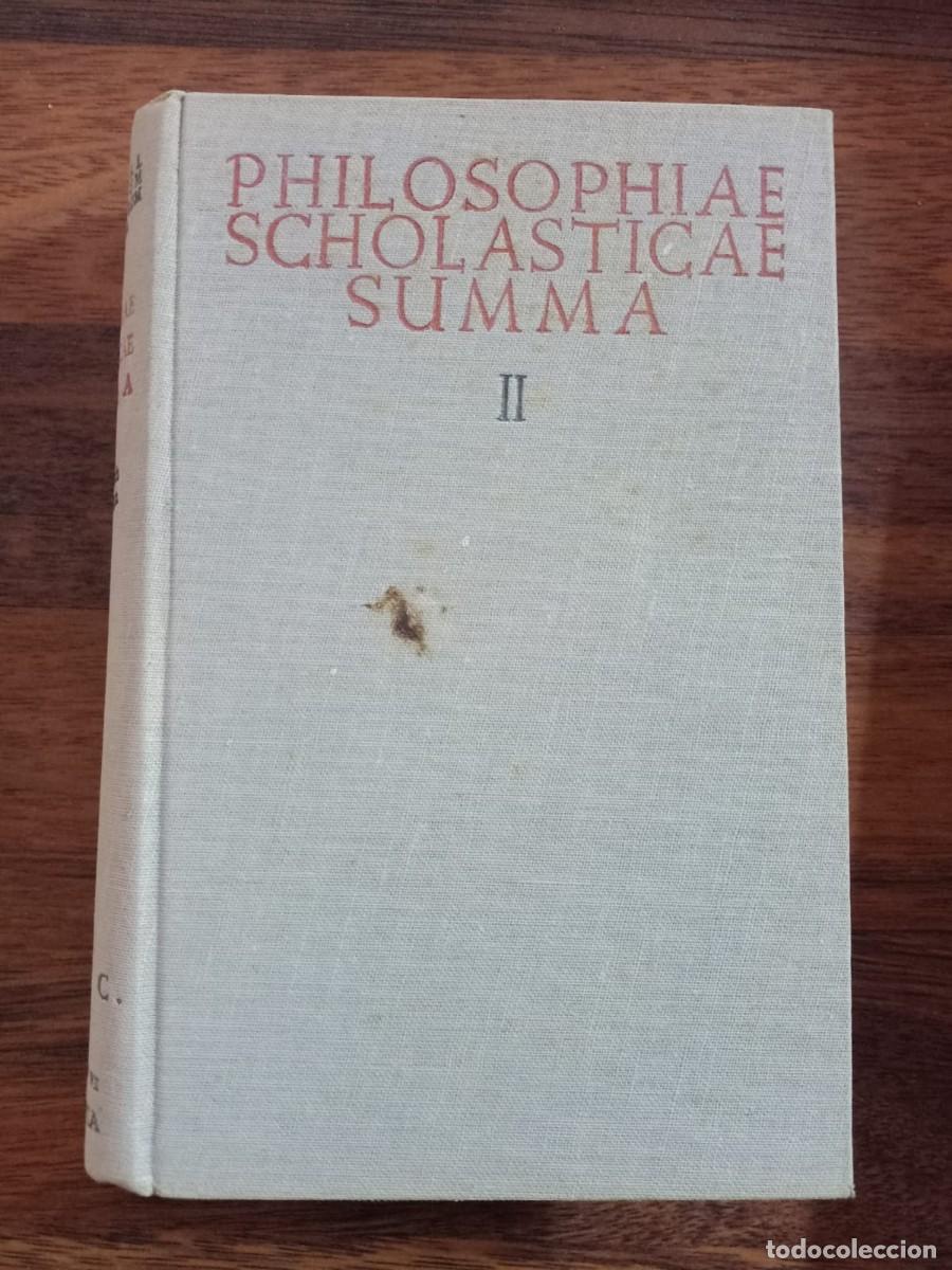 Libros de segunda mano: PHILOSOPHIAE SCHOLASTICAE SUMMA. 3 tomos. BAC - Foto 3