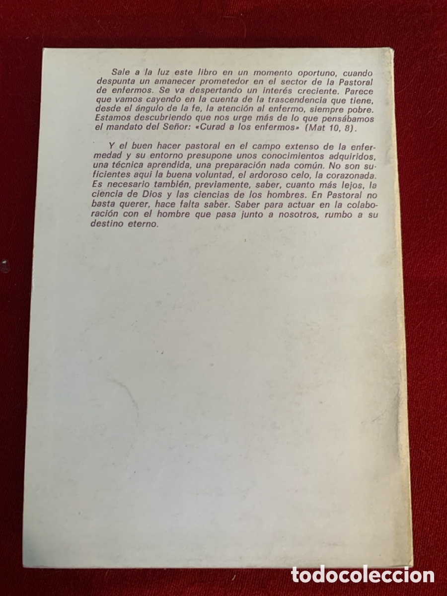 Libros de segunda mano: Pastoral Sanitaria. AA.VV. - Foto 2
