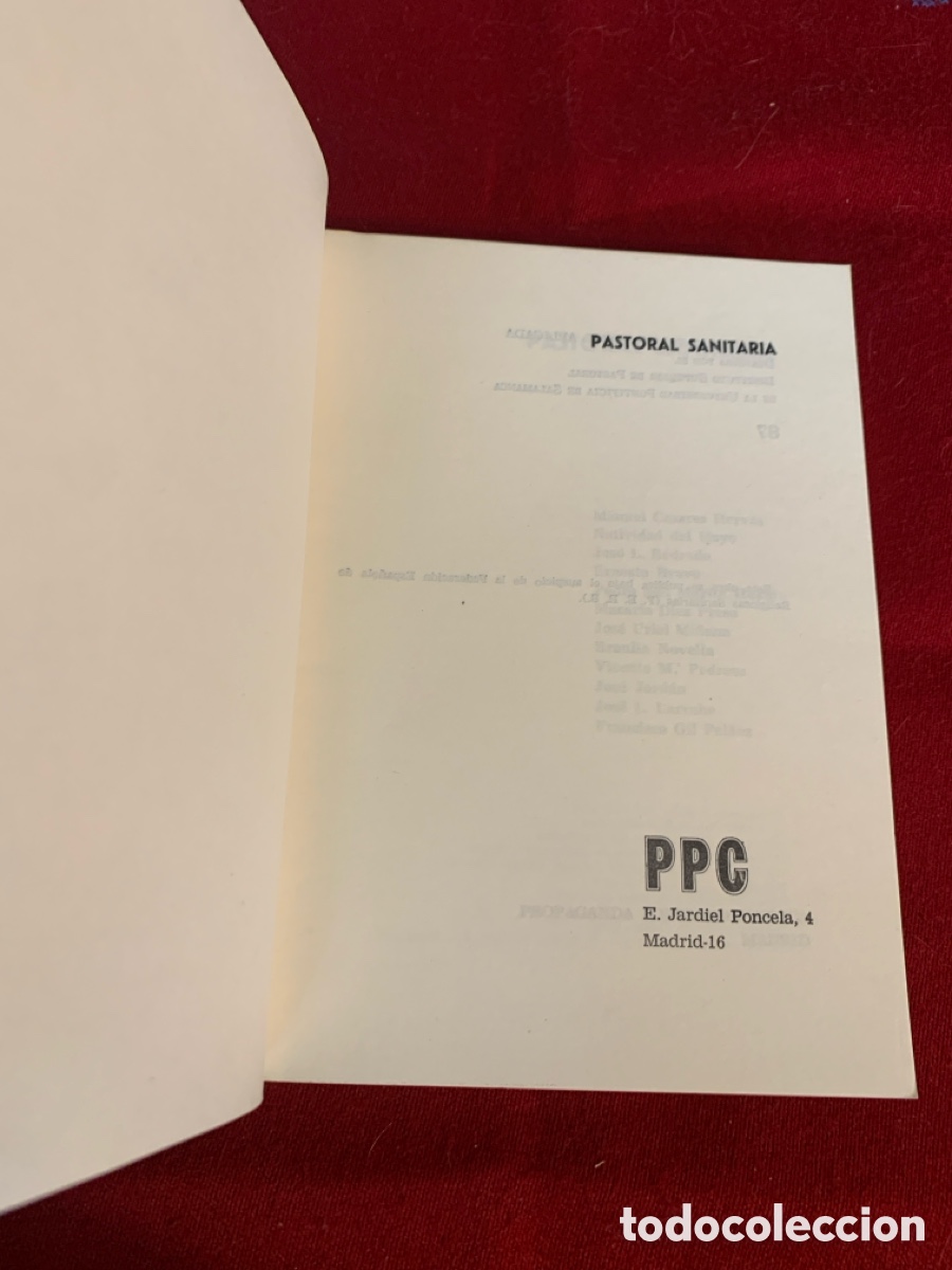 Libros de segunda mano: Pastoral Sanitaria. AA.VV. - Foto 4