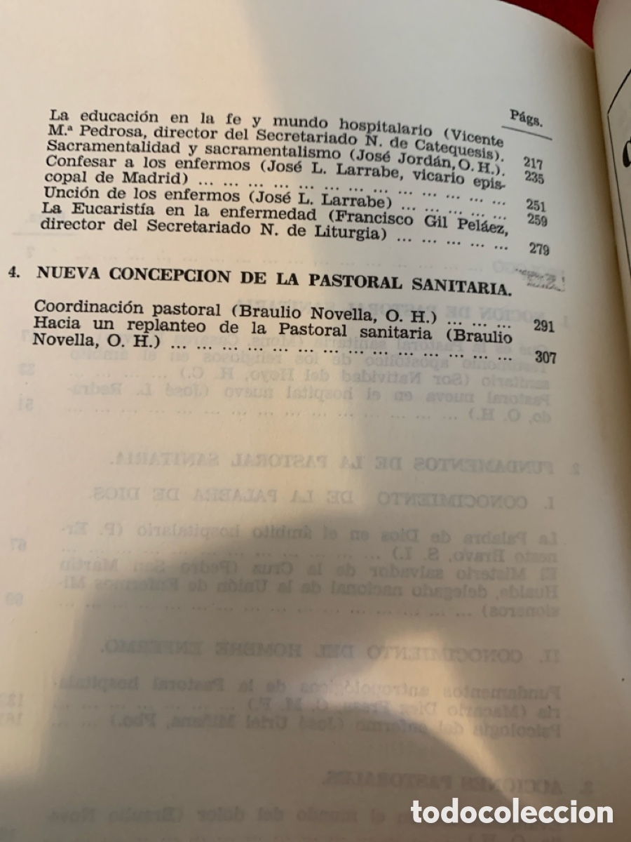 Libros de segunda mano: Pastoral Sanitaria. AA.VV. - Foto 8