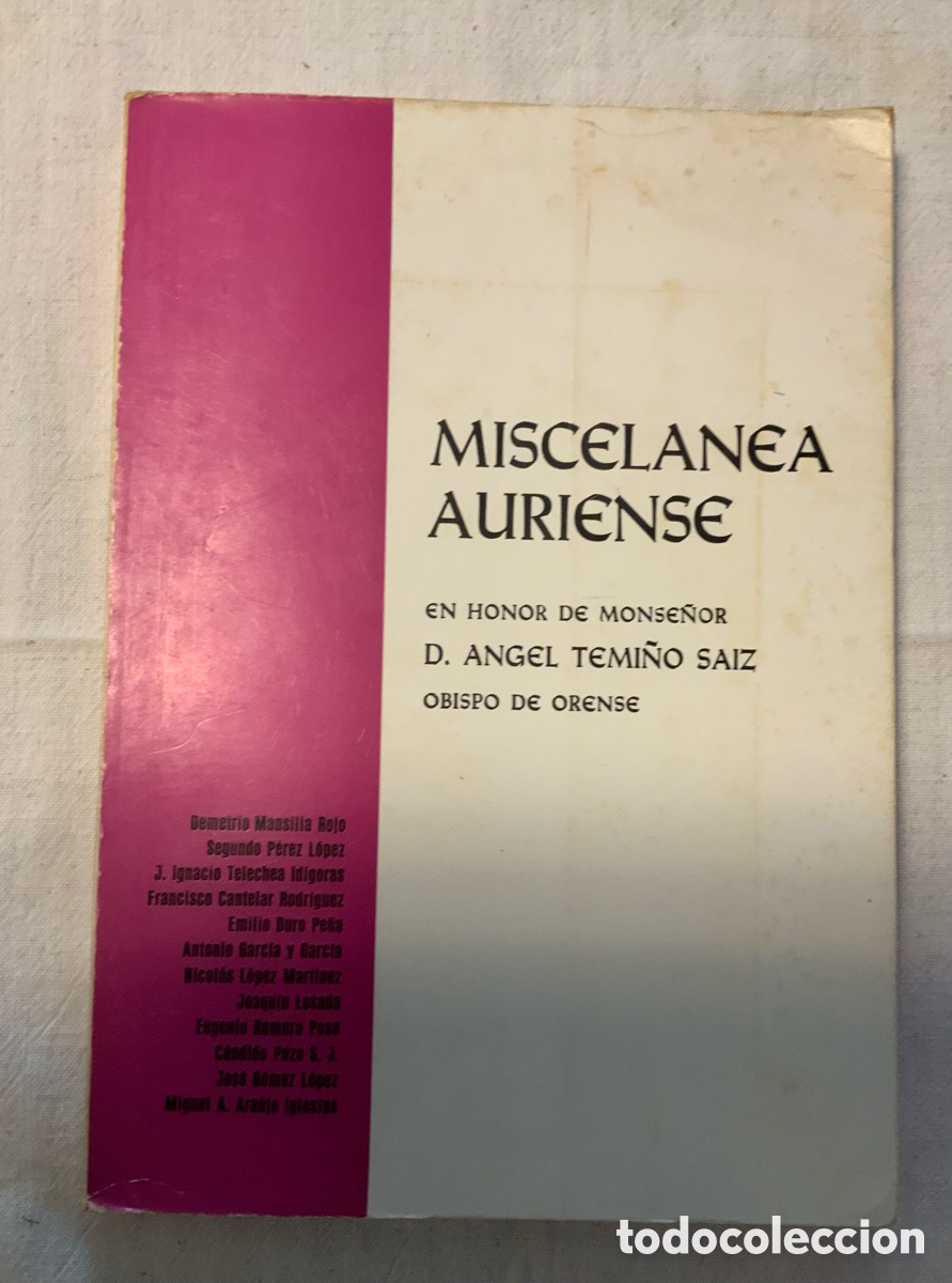 Libros de segunda mano: Miscel&aacute;nea auriense. - Foto 1