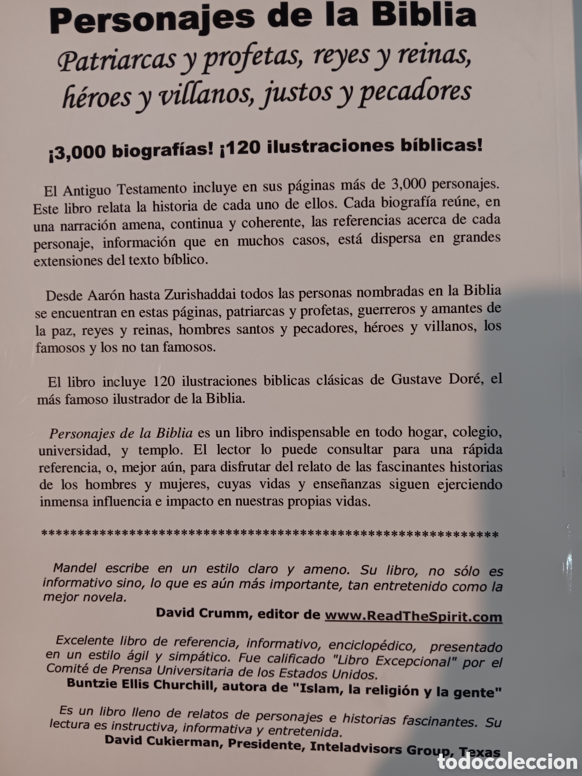 Libros de segunda mano: David Mandel. Personajes de la Biblia. - Foto 2