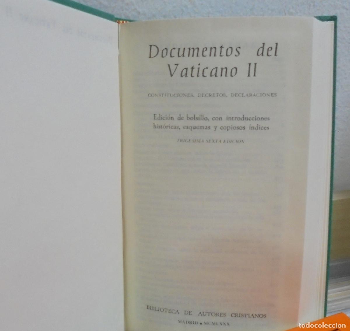 Libros de segunda mano: Documentos del Vaticano II - Foto 2