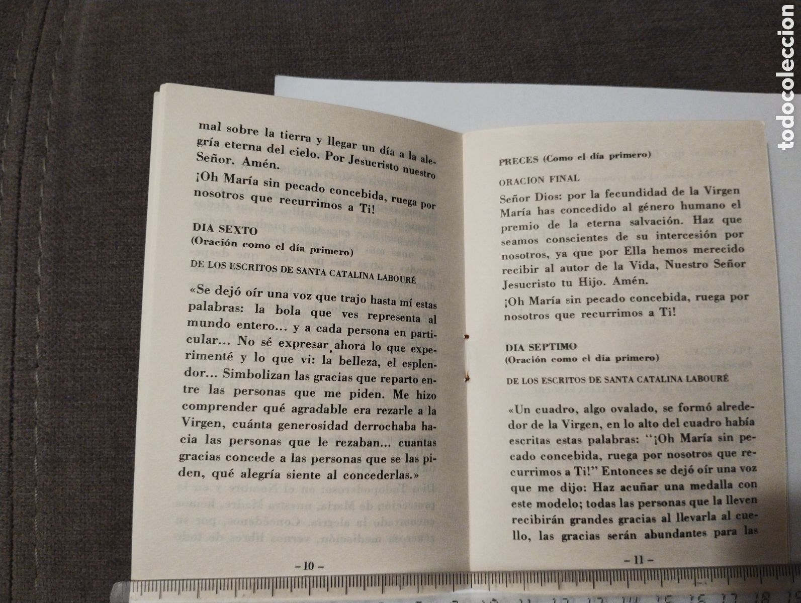 Libros de segunda mano: Librito obsequios a la Virgen Milagrosa - Foto 2