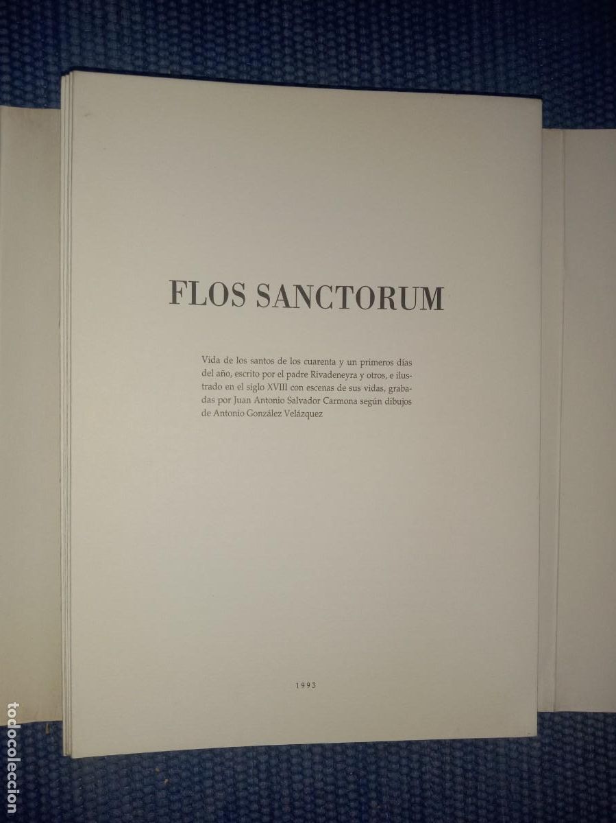 Libros de segunda mano: Flos Santorum. Vida de los santos - Foto 5