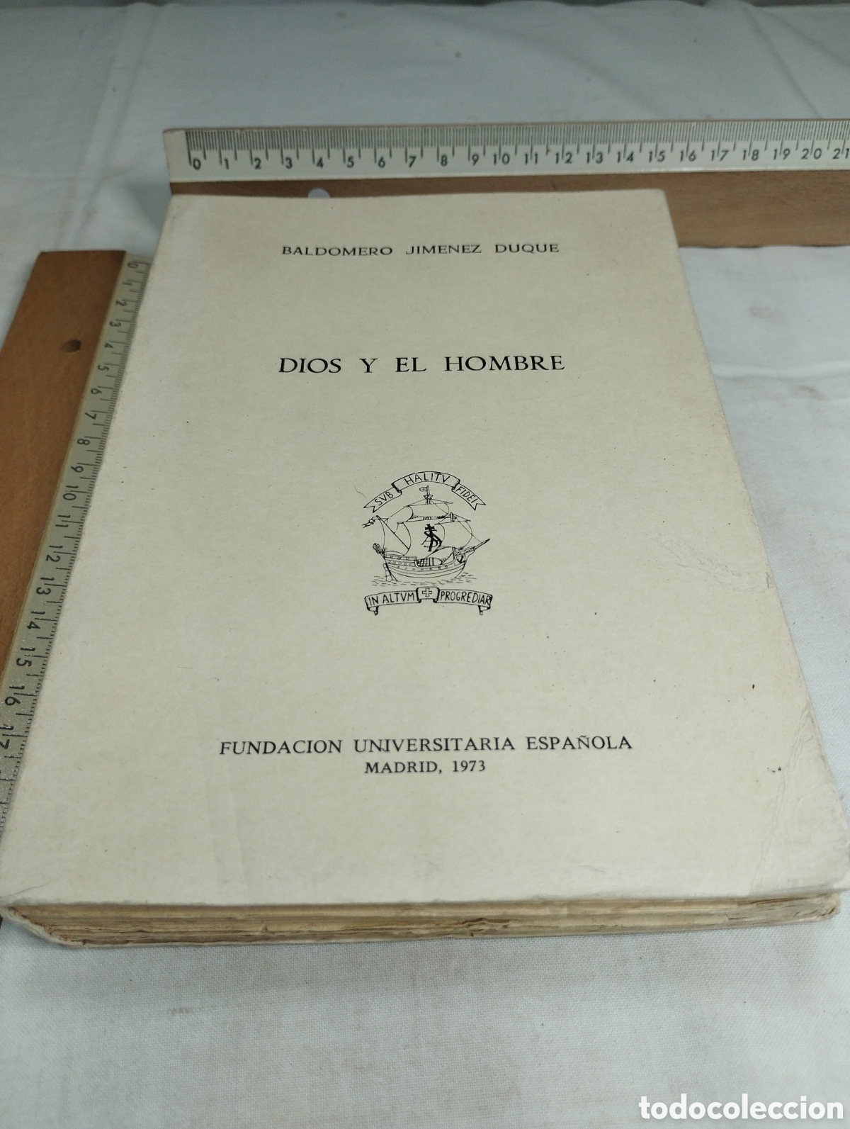 Libros de segunda mano: Dios y el hombre. Baldomero Jim&eacute;nez, 1973 - Foto 1
