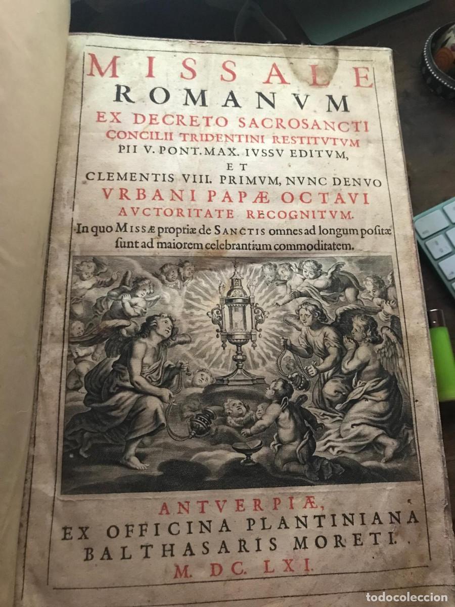 Libros de segunda mano: Misalle Romanvm 1661 - Foto 1