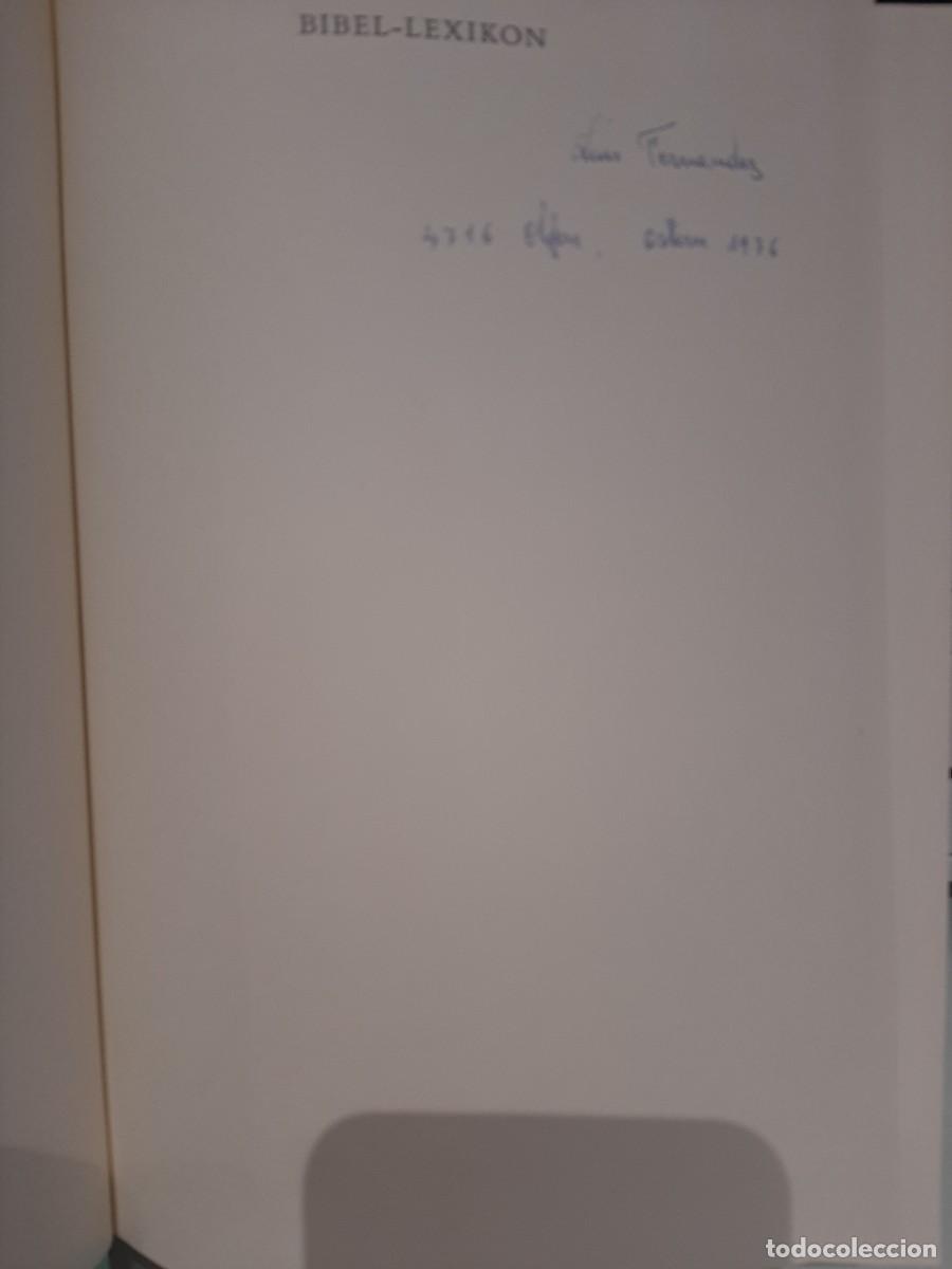 Libros de segunda mano: Herbert Haag (Ed.) Bibel-Lexikon - Foto 5