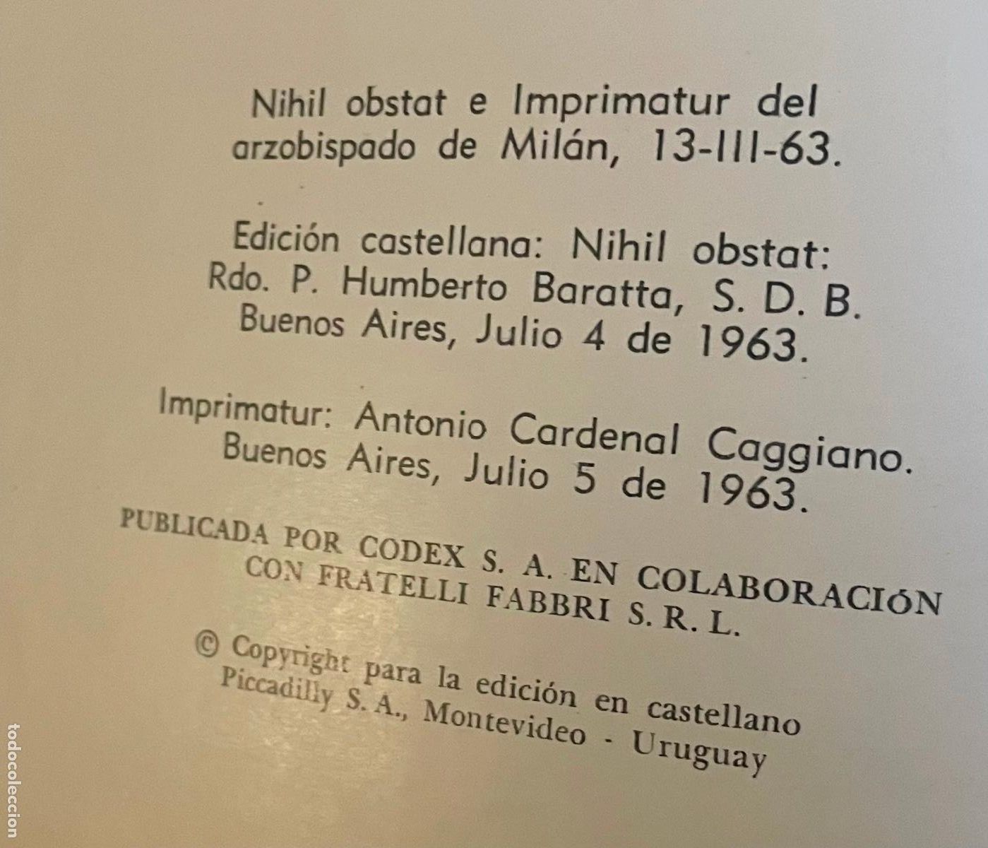 Libros de segunda mano: HISTORIA DE LA IGLESIA, F. Degalli, Editorial Codex - Foto 8