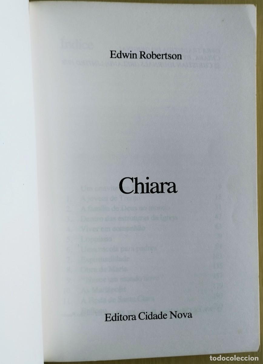 Libros de segunda mano: Chiara de Edwin Robertson - Foto 3