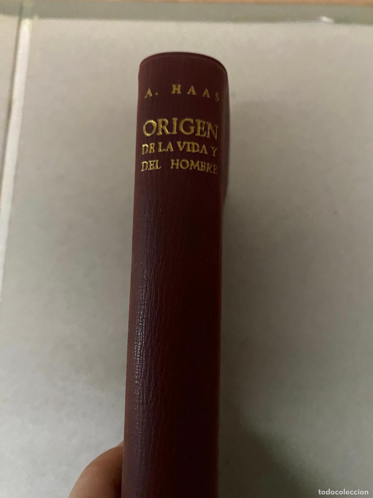 Libros de segunda mano: Origen de la vida y del hombre - Haas, Adolf (Dir.) BAC - Foto 3