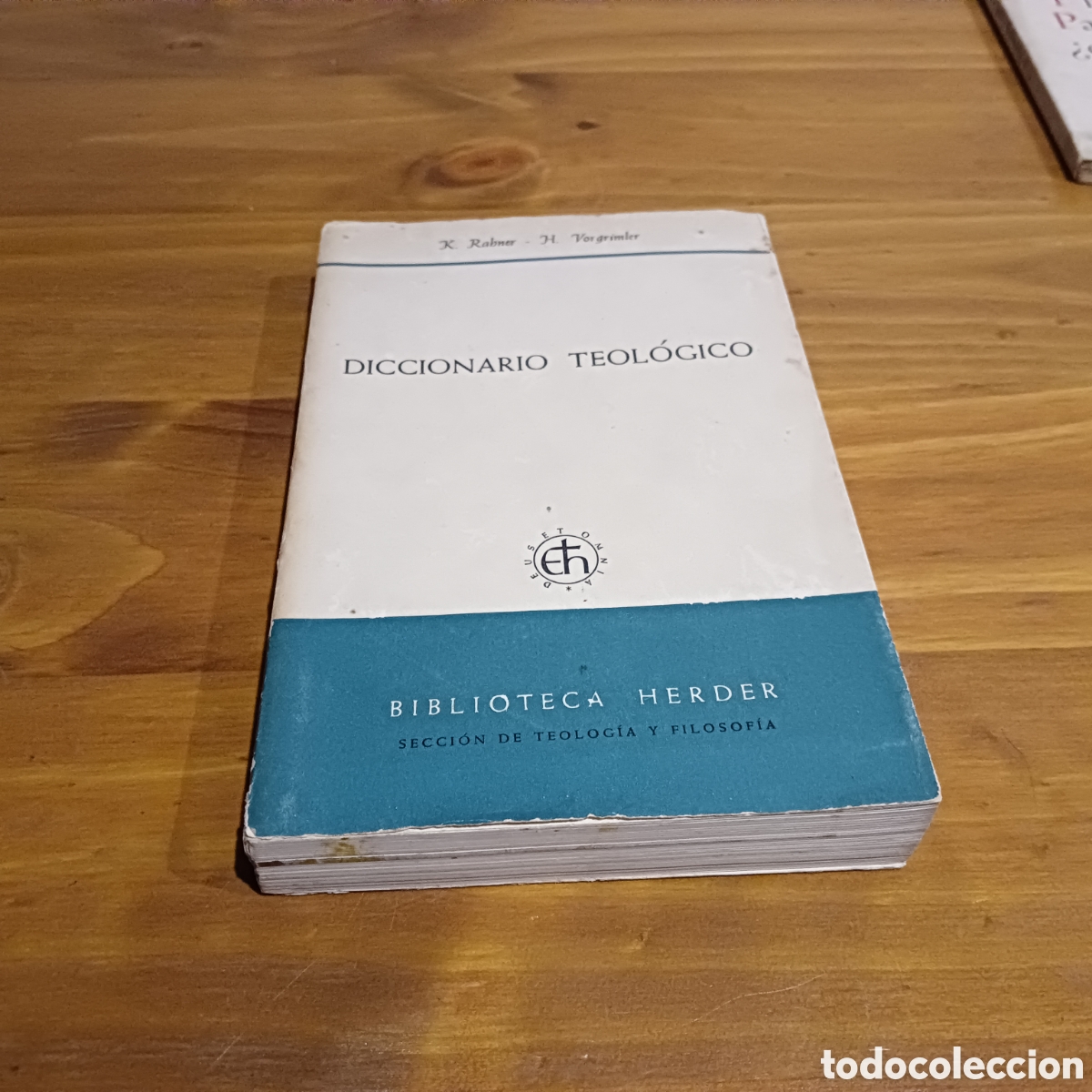 Diccionario teol&oacute;gico.