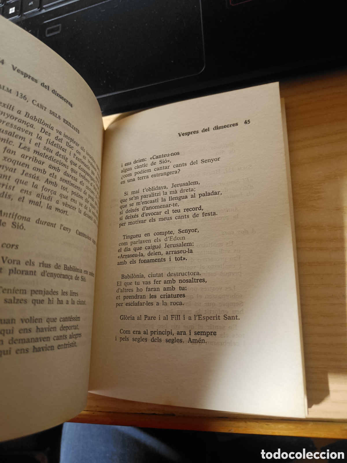Libros de segunda mano: VESPRES A MONTSERRAT, 1970 - Foto 2