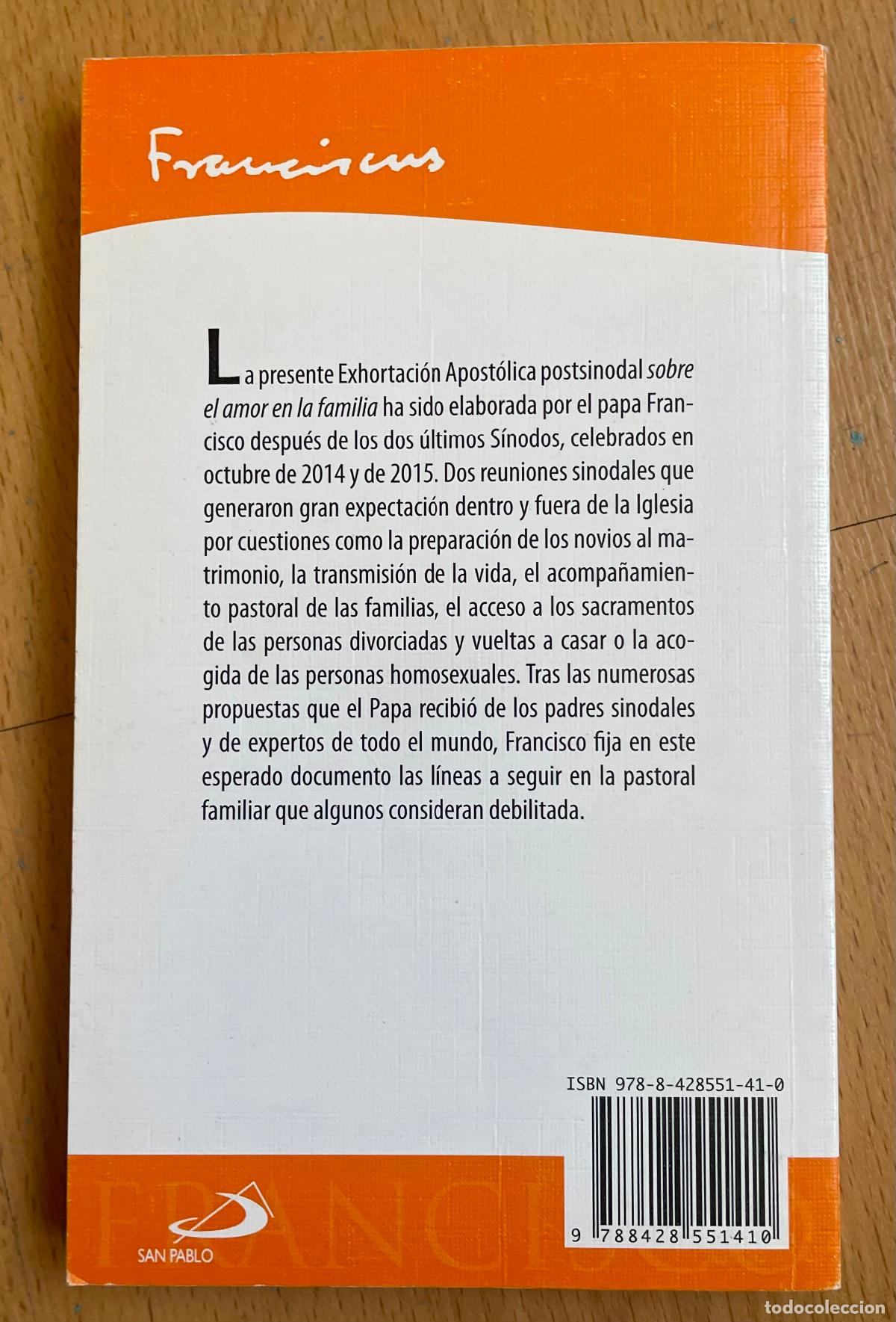 Libros de segunda mano: AMORIS LAETITIA, LA ALEGRIA DEL AMOR, - Foto 2