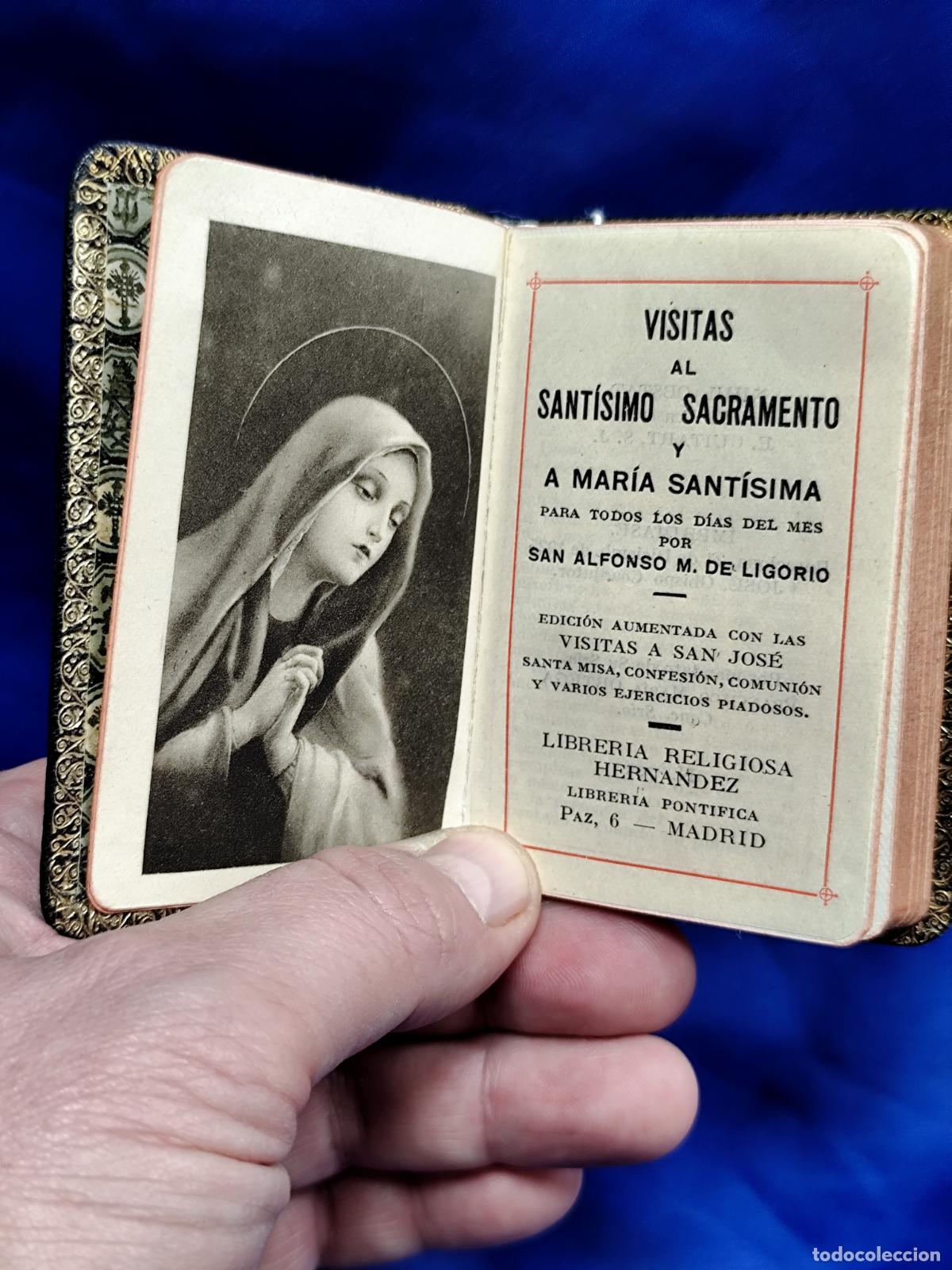 Libros de segunda mano: VISITAS AL SANTISIMO SACRAMENTO Y MARIA SANTISIMA ALFONSO LIGORIO
